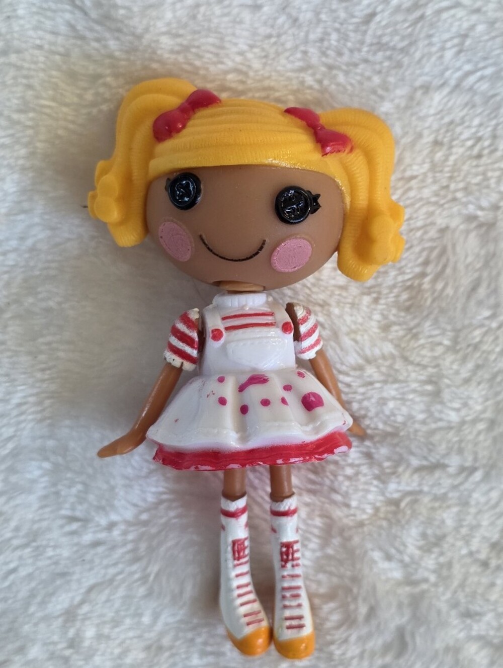 Mini Lalaloopsy 3" Doll Figure - Spot Splatter Splash Yellow Hair Painter